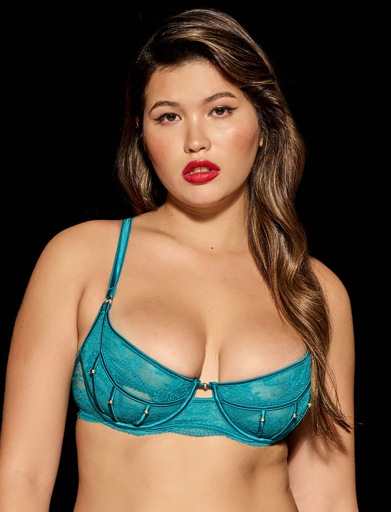 Jade Blue Bra Shop BRAS Honey Birdette