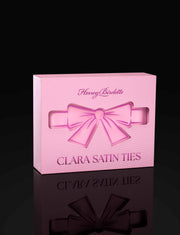 Clara Satin Ties Pink