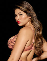 Francesca Rose Gold Balconette Bra
