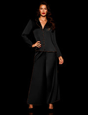 Harper Black Long Sleeve Top