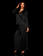 Harper Black Long Sleeve Top
