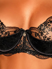 Eleanor Black Bra & Bottom Lingerie Set