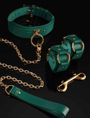 Kukuro Emerald Collar & Handcuffs