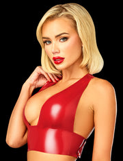 Latex 2.0 Red Bralette