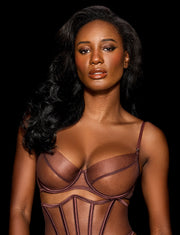 Nakeds 2.0 Mahogany 3 Piece Lingerie Set