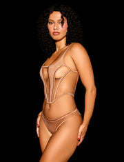 Nakeds 2.0 Toffee Corset Set