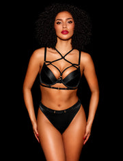 Shibari Black Bra