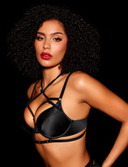 Shibari Black Bra