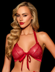 Tie Me Tease Me Bra & Bottom Lingerie Set