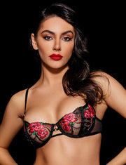 Valeria Black Bra