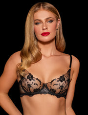 Whitney Black 3 Piece Lingerie Set