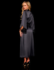 Whitney Long Robe Black