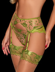 Whitney Chartreuse Suspender