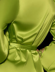 Whitney Chartreuse Robe