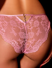 Whitney Sparkling Pink Bra & Bottom Lingerie Set