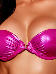 Ziva Pink Push Up Bikini Top