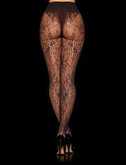 Lace Tights Black