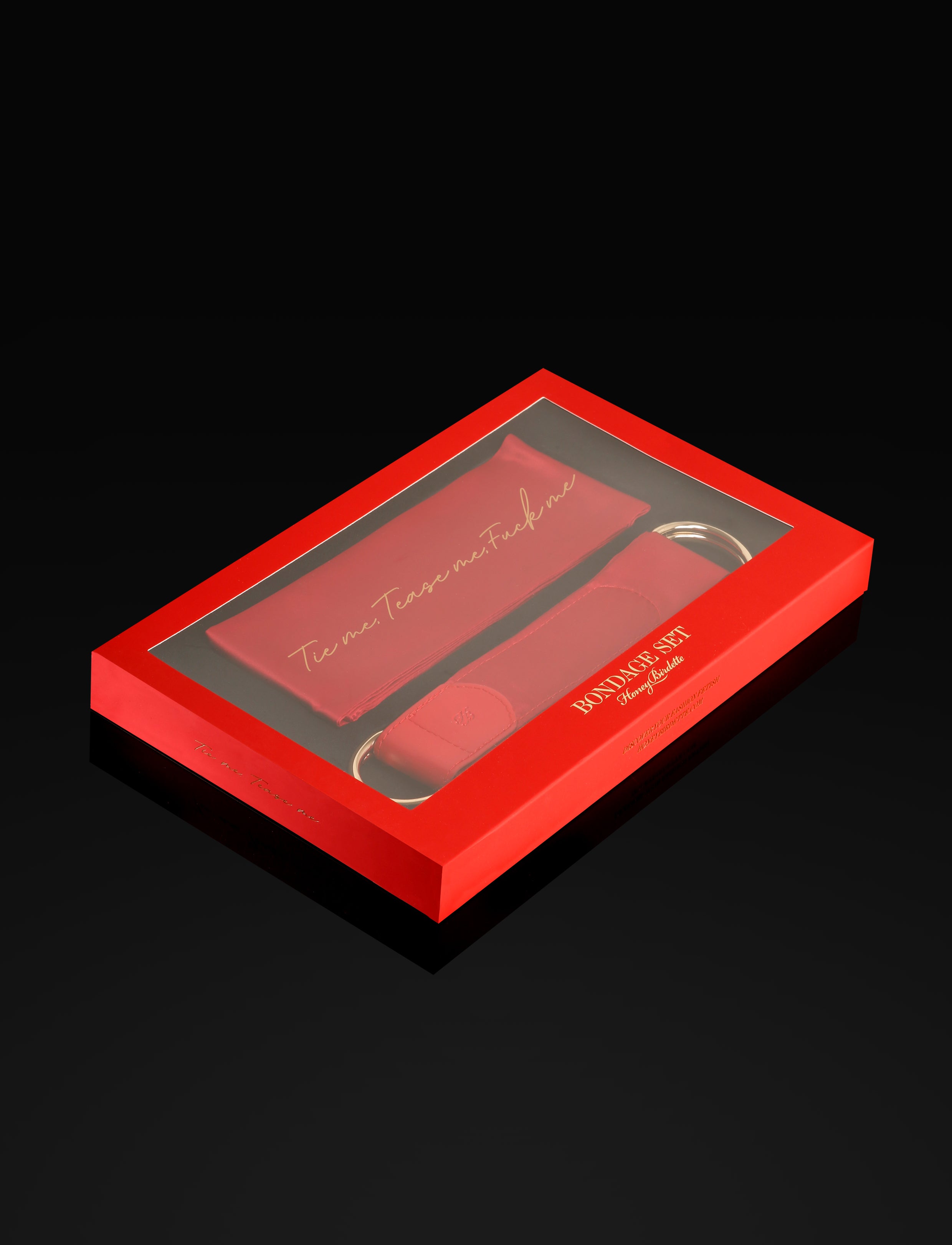 Deluxe Red Satin Bondage Kit