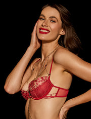 Ruby Red Bra